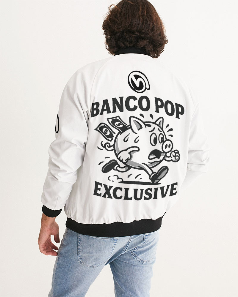 BPE Scared Money Logo Black 2D Men's All-Over Print Bomber Jacket