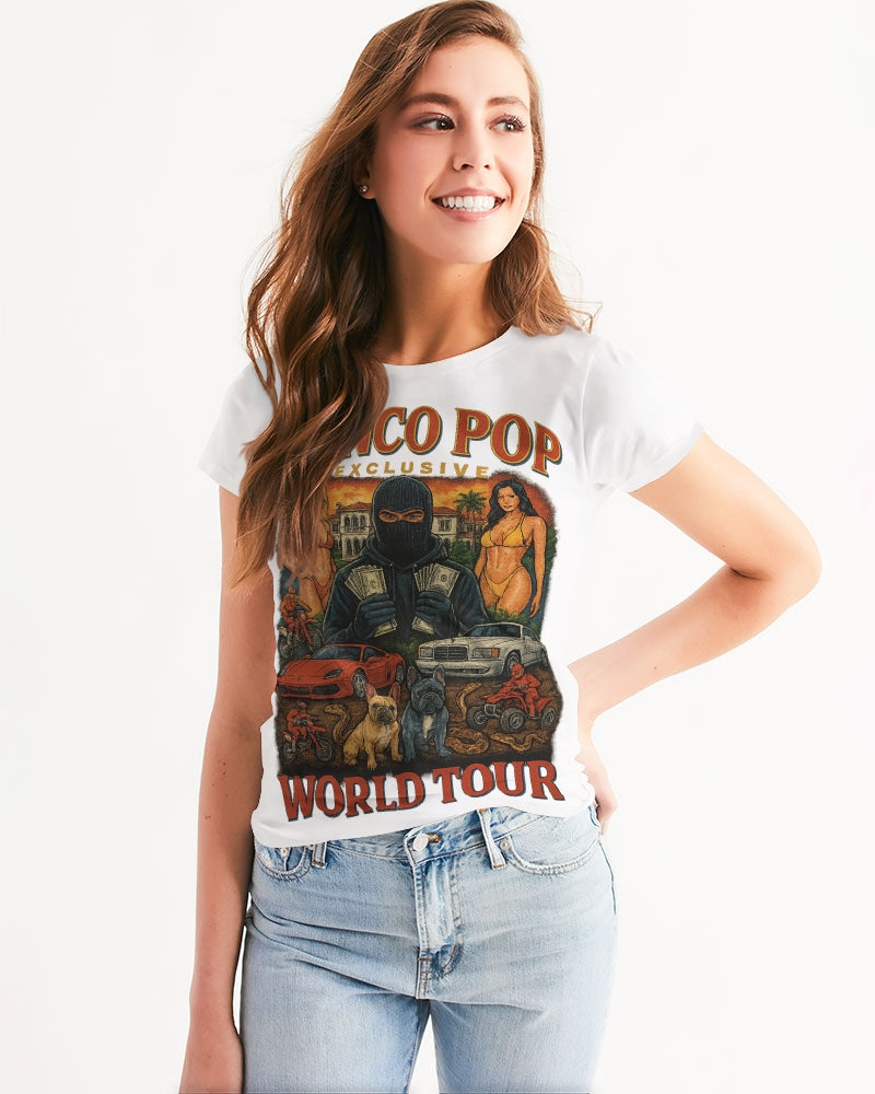 BPE World tour Women's All-Over Print Tee