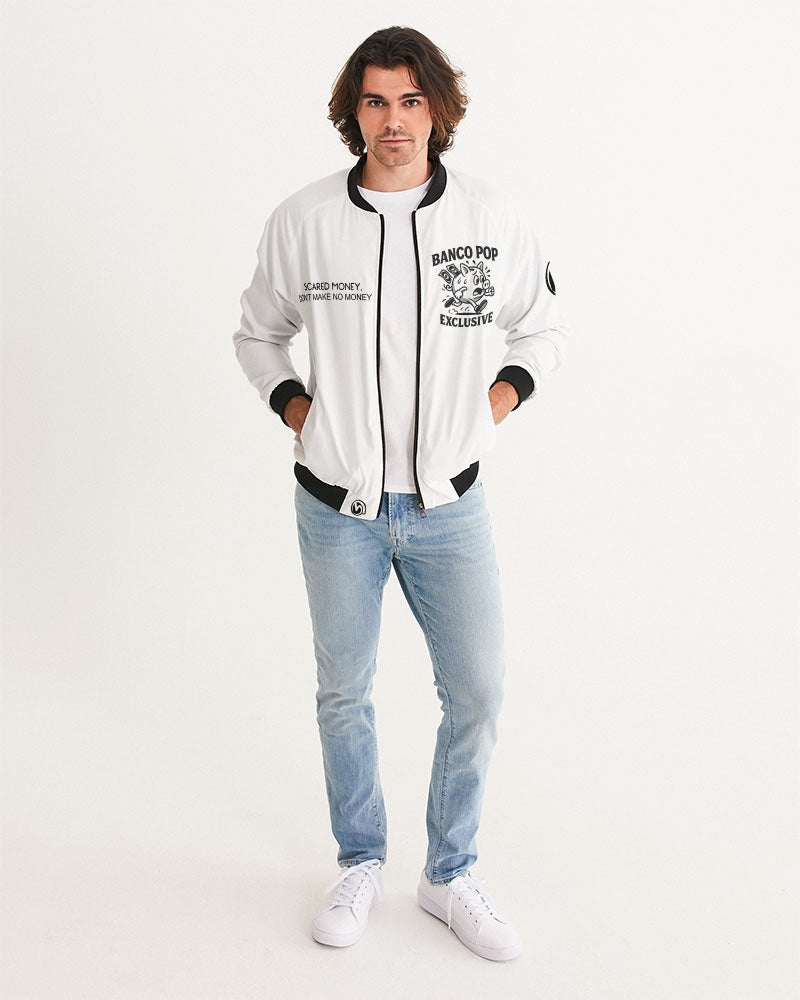 BPE Scared Money Logo Black 2D Men's All-Over Print Bomber Jacket