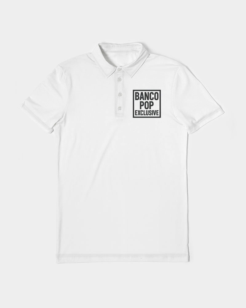 BPE BIG BOX LOGO  Men's All-Over Print Slim Fit Short Sleeve Polo