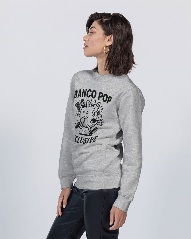 BPE Scared Money Logo Black 2D Unisex Premium Crewneck Sweatshirt | Lane Seven