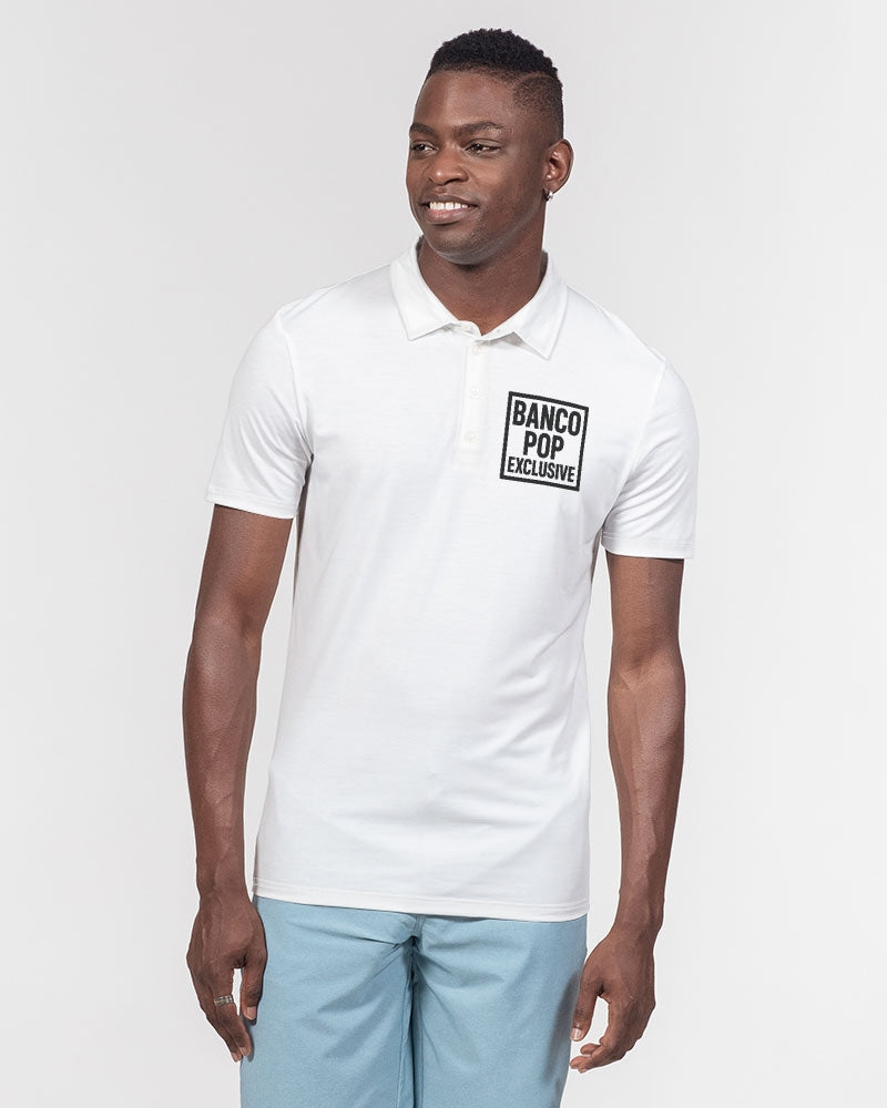 BPE BIG BOX LOGO  Men's All-Over Print Slim Fit Short Sleeve Polo