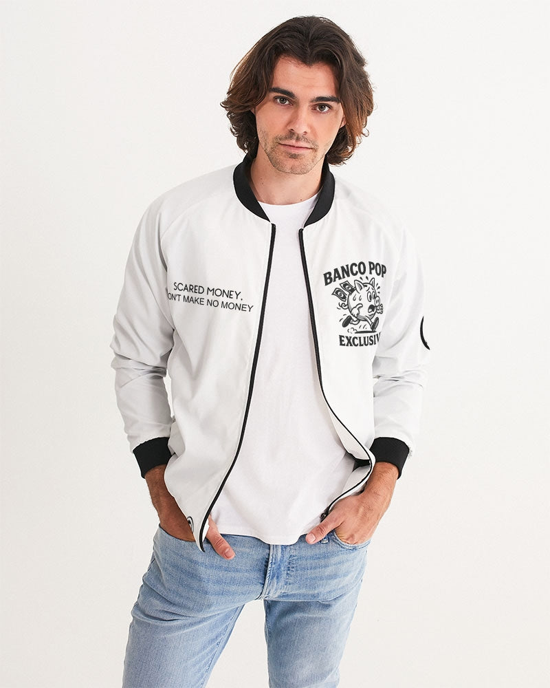 BPE Scared Money Logo Black 2D Men's All-Over Print Bomber Jacket