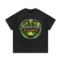 BPE Skull Mineral Wash Waffle Knit T-Shirt