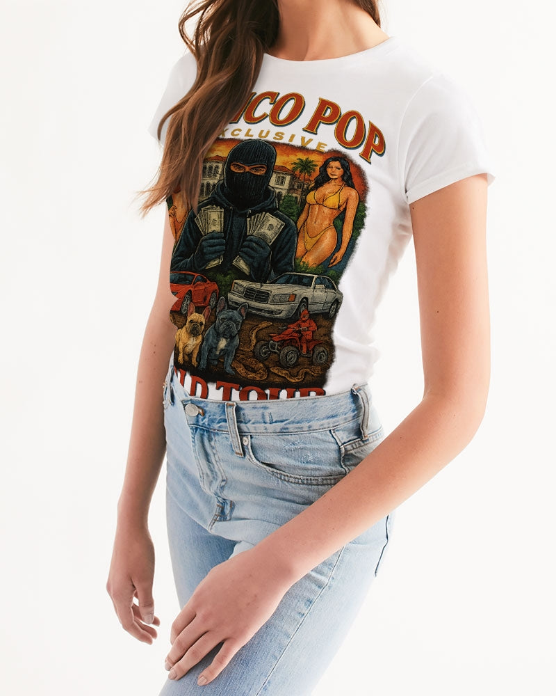 BPE World tour Women's All-Over Print Tee
