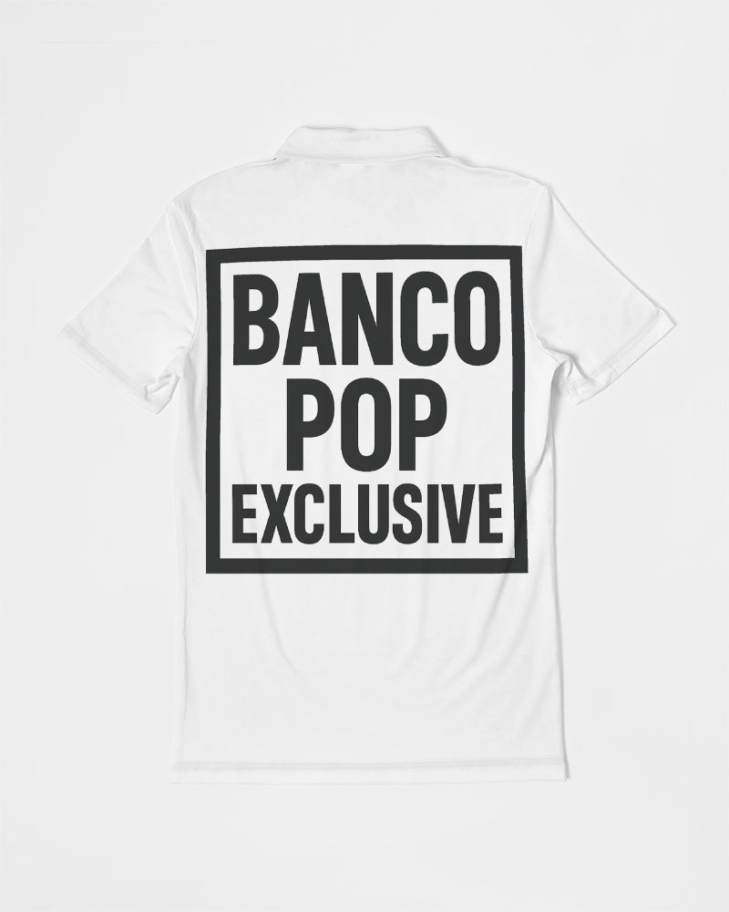 BPE BIG BOX LOGO  Men's All-Over Print Slim Fit Short Sleeve Polo