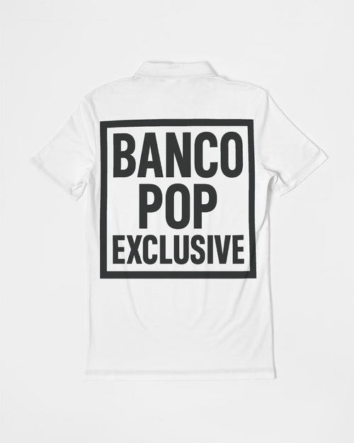 BPE BIG BOX LOGO  Men's All-Over Print Slim Fit Short Sleeve Polo