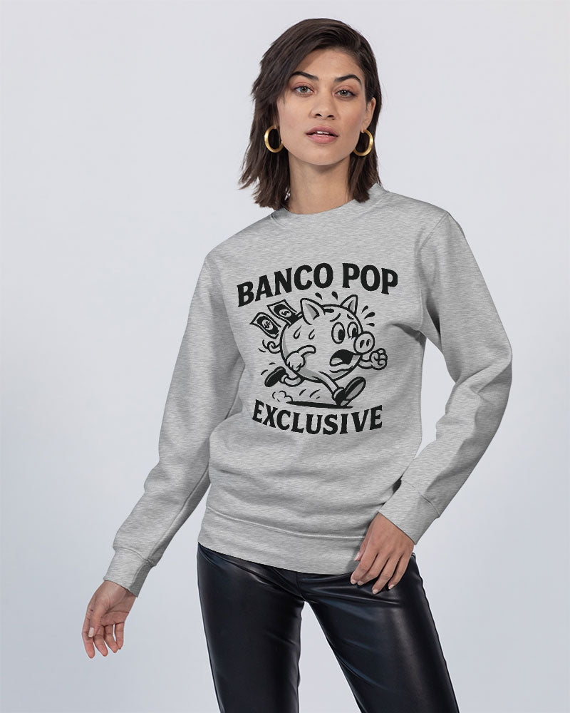 BPE Scared Money Logo Black 2D Unisex Premium Crewneck Sweatshirt | Lane Seven