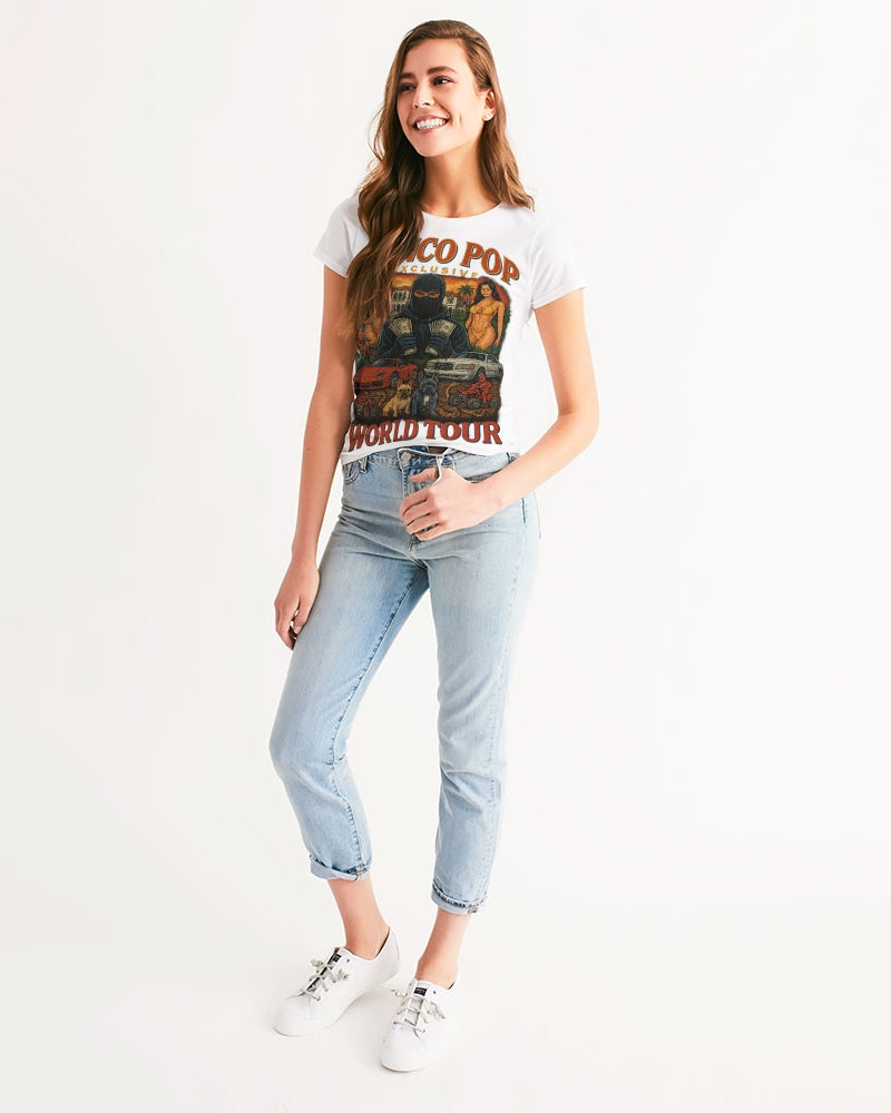 BPE World tour Women's All-Over Print Tee