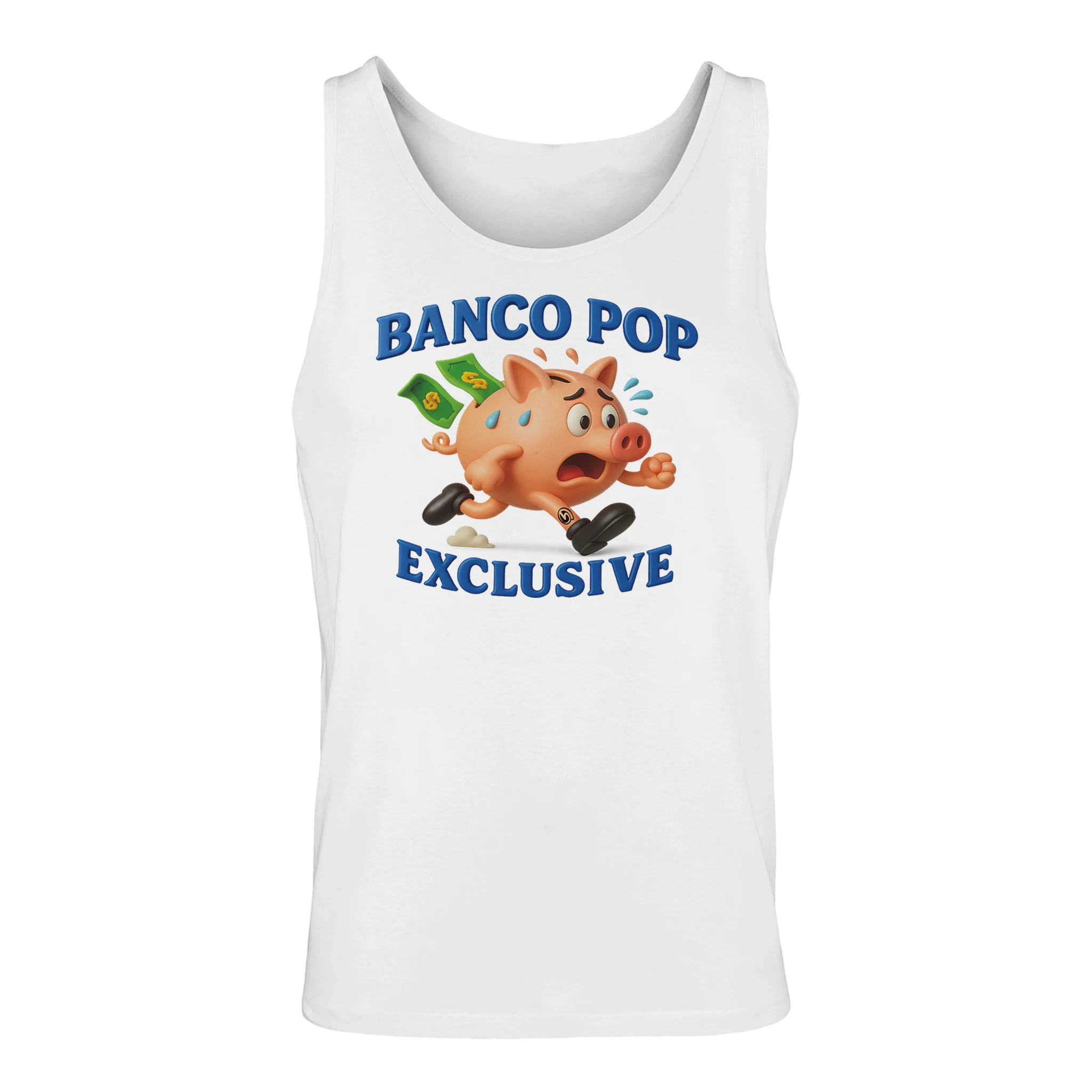 BPE Scared Piggy T Shirt Unisex - Men's Heavy Cotton™ Tank | Gildan 5200
