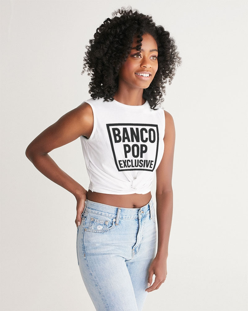 BPE BIG BOX LOGO  Women's  All-Over Print Twist-Front Tank