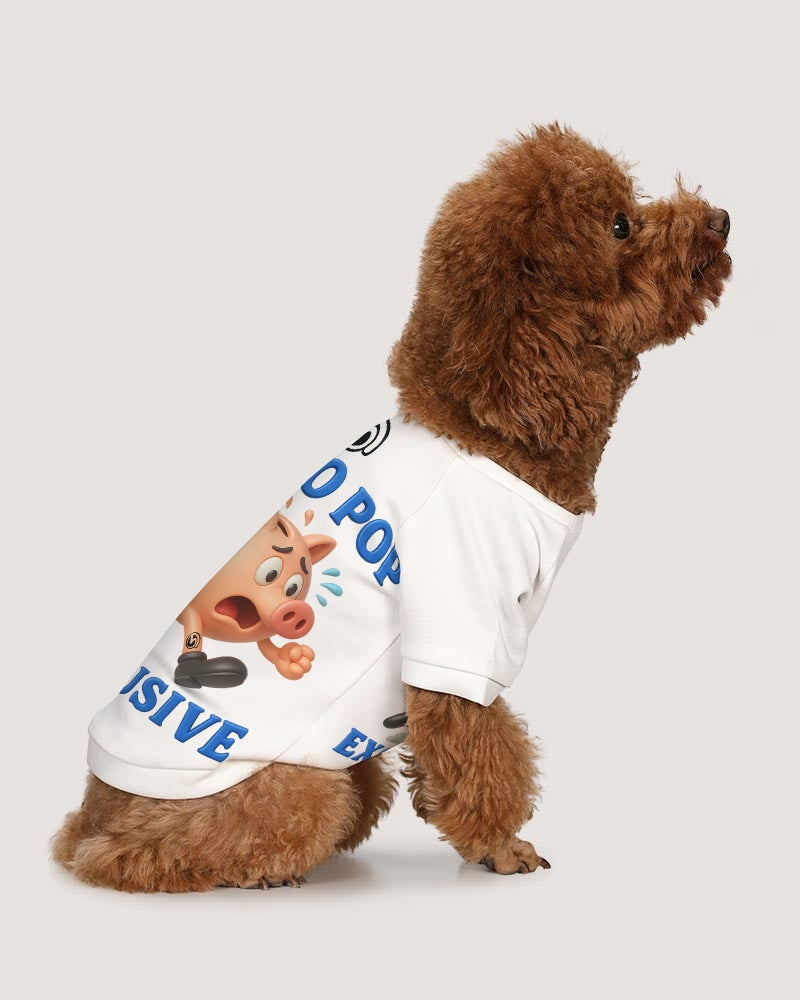 BPE SCARED PIGGY LOGO 3D Doggie Tee