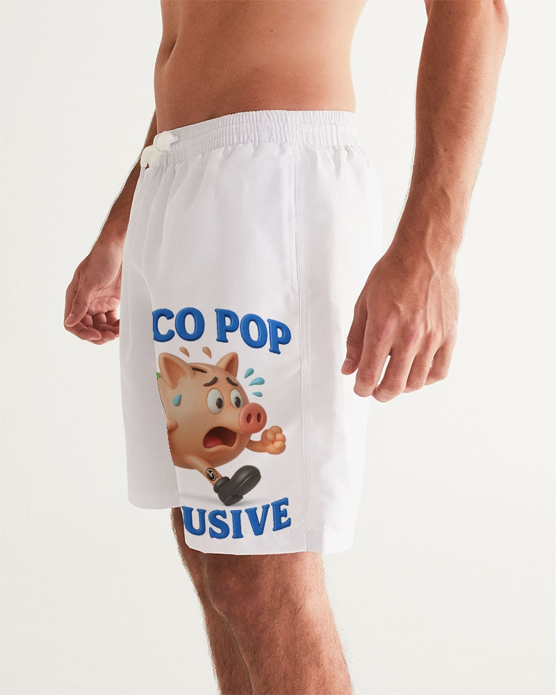 BPE SCARED PIGGY LOGO 3D Men's All-Over Print Swim Trunk