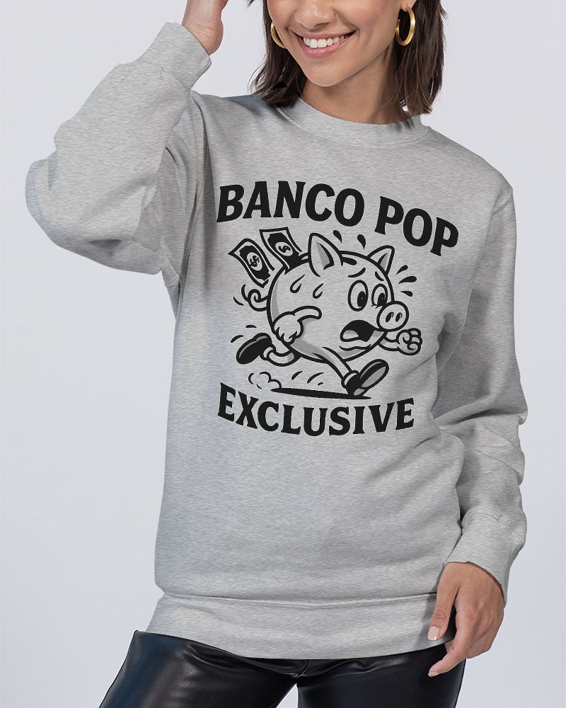 BPE Scared Money Logo Black 2D Unisex Premium Crewneck Sweatshirt | Lane Seven
