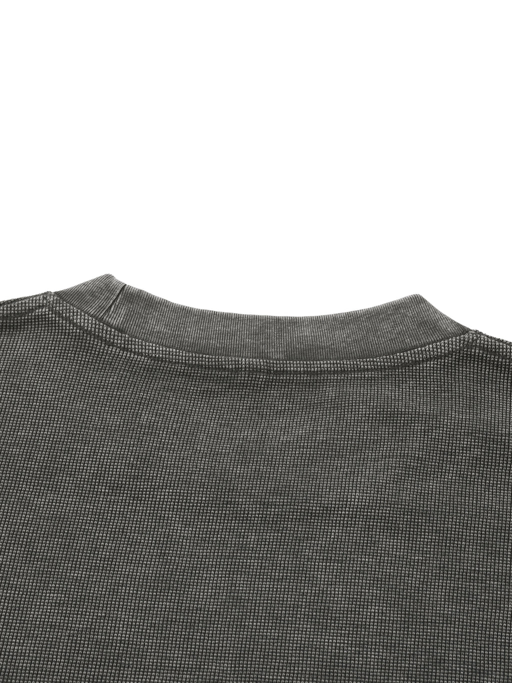 BPE Skull Mineral Wash Waffle Knit T-Shirt