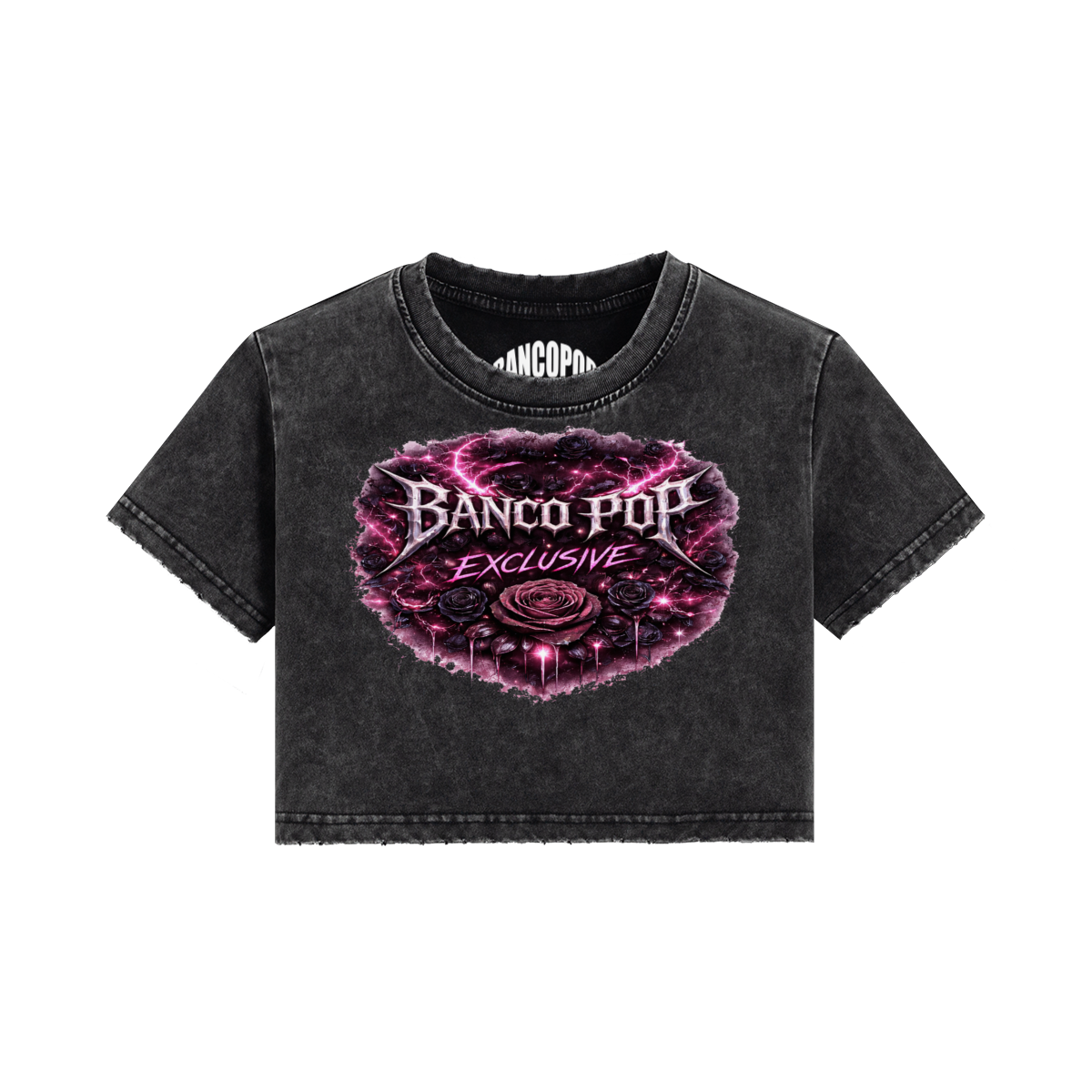 BPE Pink Rose Women's Crop Top